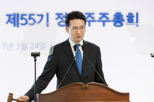 조원태 대한항공 주주총회 데뷔, 조양호 지켜봐