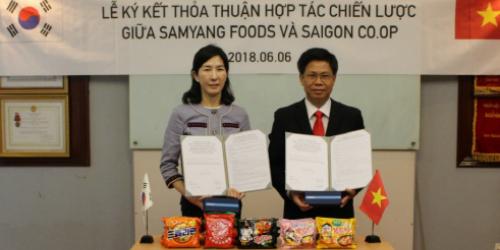 삼양식품, 베트남 국영 유통회사와 손잡고 라면시장 공략 확대 