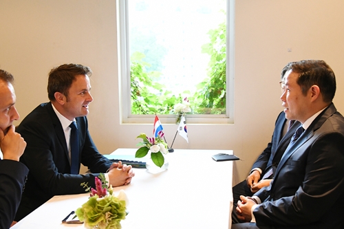 조현상, 룩셈부르크 총리 만나 효성과 협력관계 강화 논의 