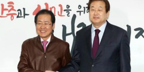 홍준표 김무성 한국당 당권도전 몸풀어, '도로 과거' 넘기 만만찮아 