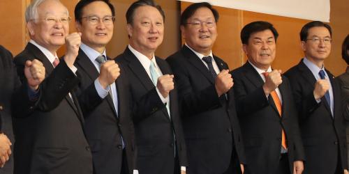 박용만 손경식, 민주당 지도부 만나 “과감한 규제개혁 필요”