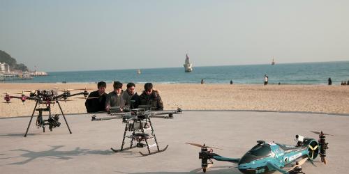 SK텔레콤과 과기정통부, LTE 기반 드론 원격제어 기술 선보여