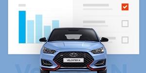 현대차 벨로스터N, 주행성능 중시하는 20~30대에게 인기