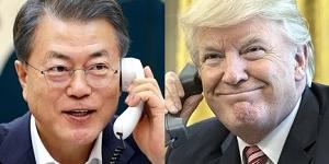 문재인, 트럼프와 통화에서 