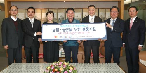 NH농협카드 해외 브랜드와 농촌 지원, 김병원 