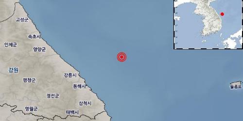 강원 동해 바다에서 4.3 규모 지진, 한수원 “원전 피해 없다”