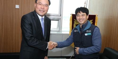 구본환, 인천공항 정규직 전환 순항 위해 노조와 대화 공들여 