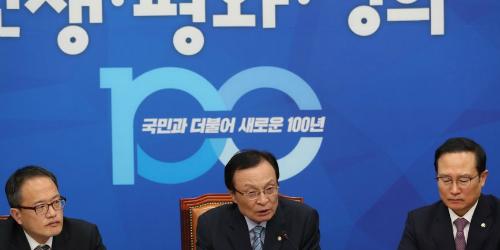 이해찬, 황교안의 '문재인은 김정은 대변인' 발언에 