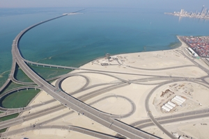 현대건설, 쿠웨이트 바닷길 가로지르는 초대형 교량 준공 