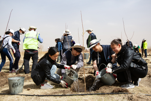 대한항공, 몽골 사막화지역에서 나무심기 봉사활동 펼쳐