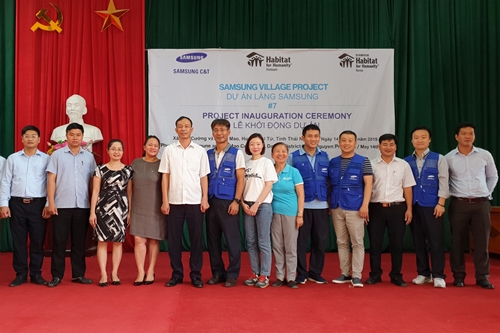 삼성물산, 임직원 기부금으로 베트남에 7번째 삼성마을 착공 