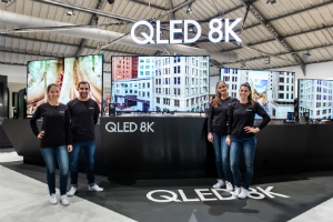 삼성전자, QLED 8K TV로 유럽 최초 8K 위성방송 시연 성공 