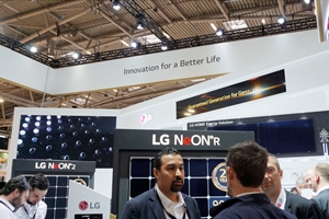 LG전자, 독일 태양광에너지 전시회에서 프리미엄 모듈 공개