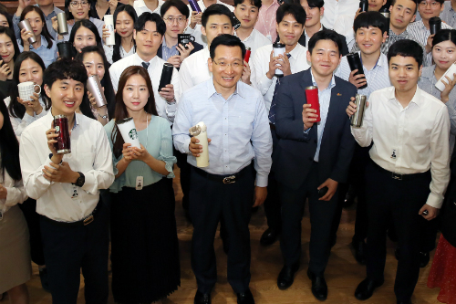 김상열, 호반그룹 임직원들과 플라스틱 쓰레기 줄이는 캠페인