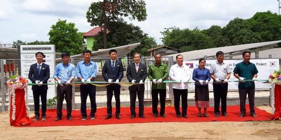 김병숙, 라오스 댐 붕괴 피해지역에 서부발전의 태양광설비 지원