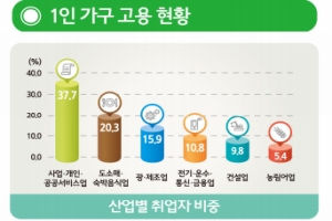 1인가구가 전체 가구의 30% 육박, 맞벌이가구도 계속 늘어 