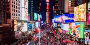 삼성전자, 뉴욕 타임스스퀘어 외벽 전광판으로 LED 사이니지 공급