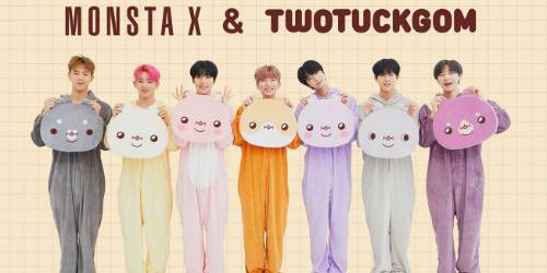 엔씨소프트, 아이돌그룹 몬스타엑스와 새 캐릭터 '투턱곰' 홍보 