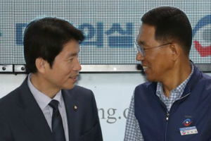 이인영, 김주영 만나 “한국노총도 경제상황 극복에 협력해달라”