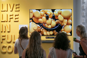 LG전자, 미국에서 올레드TV 이용한 컬러체험 마케팅행사 열어 