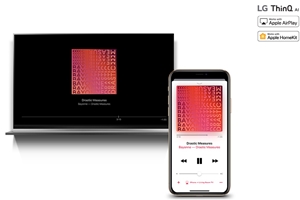 LG전자, 인공지능TV에 애플 ‘에어플레이2’와 ‘홈킷’ 적용