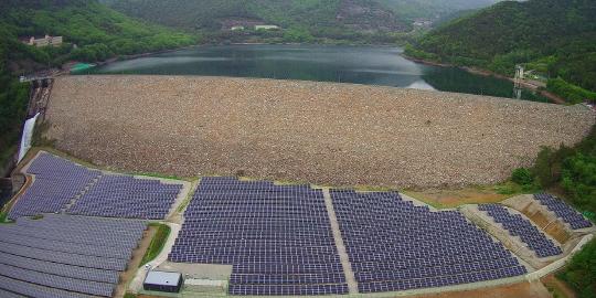 한수원 양수발전소 빈터에 태양광발전소 준공, 정재훈 