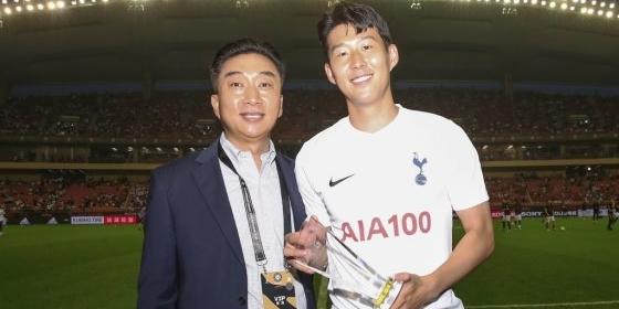 AIA생명 최우수 선수로 손흥민 선정, 차태진 