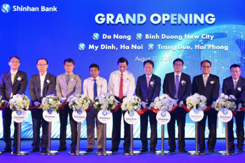 신한베트남은행 지점 4곳 추가, 한국계 은행 최초로 다낭에 지점