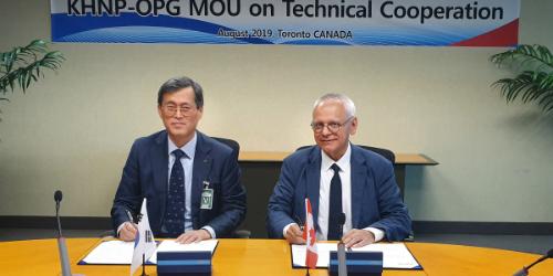 정재훈, 캐나다회사와 한수원의 원자력과 신재생 기술개발 추진 