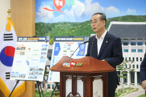 장세용, 스마트산업단지 지정 발판삼아 구미 옛 명성 되찾기 본격화