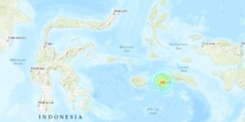 인도네시아 말루쿠제도 해상에서 규모 6.5 지진, 최소 8명 사망