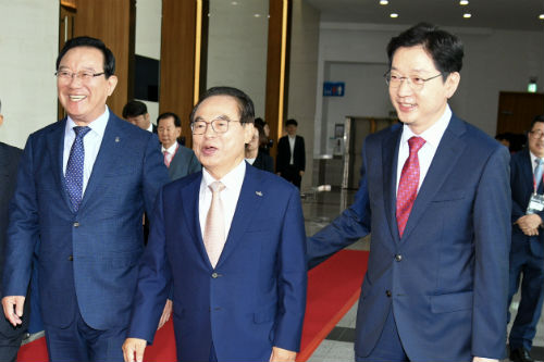 오거돈 송철호 김경수, “수도권 대응한 동남권 발전 협력” 한 목소리 