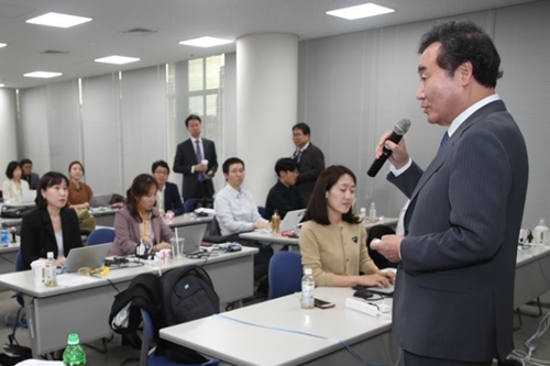 이낙연 "일본 총리 아베와 면담에서 일정한 결과 나온다“