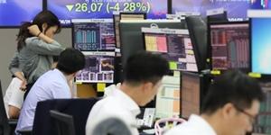 코스피 코스닥 초반 강세, 웅진씽크빅 웅진 녹십자엠에스 급등 