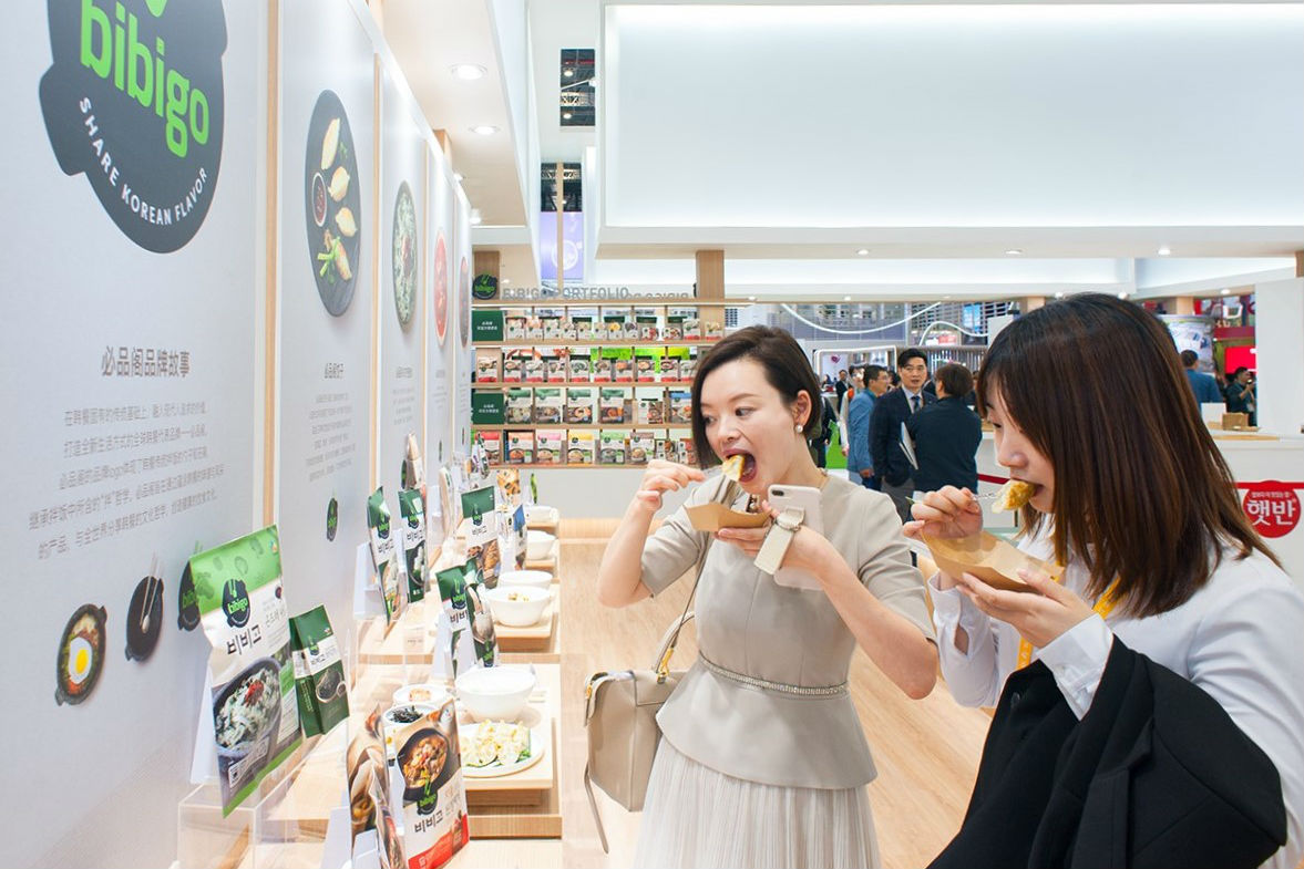 CJ제일제당, 중국 국제수입박람회 참가해 ‘비비고’ ‘햇반’ 알려