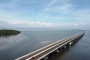 대림산업, 브루나이에서 가장 긴 다리 ‘템부롱 대교’ 준공