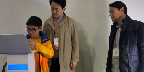 방준혁 지스타 넷마블 전시장 둘러봐, 