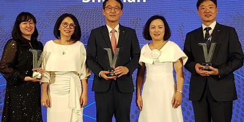 신한베트남은행, 베트남 비자카드 시상식에서 3개 부문 1위 차지 