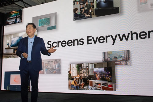 삼성전자 CES 2020 앞서 TV 신제품 공개, 한종희 "스크린 혁신 지속"