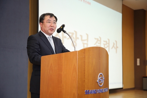 쌍용차 목표달성 전진대회 열어, <a href='https://www.businesspost.co.kr/BP?command=article_view&num=176695' class='human_link' style='text-decoration:underline' target='_blank'>예병태</a> “주력모델 성장세 이어가야”