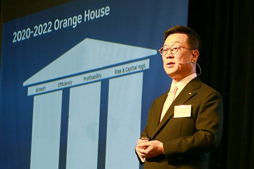 정문국, 오렌지라이프 영업전략회의에서 "보험업 본질에 충실해 혁신"