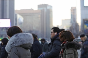 16일 아침 중부 영하12도 강추위, 강원영동 경북북부 비 또는 눈