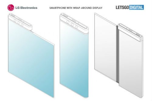 외국언론 “LG전자, 화면으로 본체 감싸는 폴더블폰 디자인 특허출원”