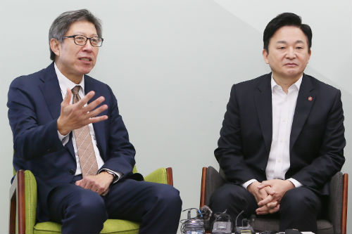 원희룡, 박형준의 보수통합 신당 참여 요청에 “숙고하겠다”