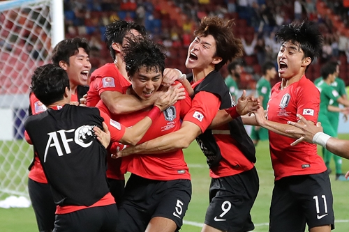 문재인 U-23 축구대표팀 우승 축하, "최고의 설 선물“