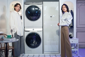 삼성전자, 인공지능 기반의 '그랑데AI' 세탁기와 건조기 내놔 