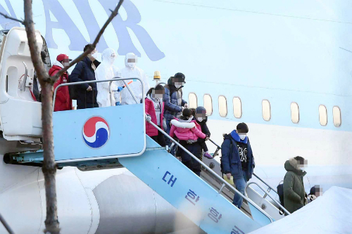 중국 우한시 교민 데려올 3번째 전세기 인천국제공항 출발