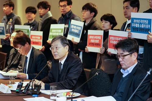 시민단체 “국민연금, 삼성물산 대림산업 효성에 주주권 행사해야”