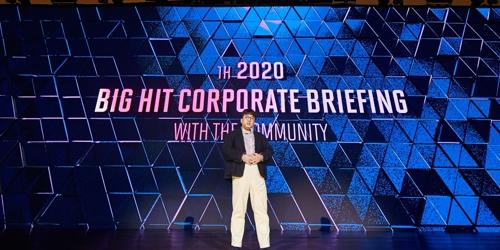 빅히트엔터테인먼트 작년 매출 2배 늘어, 방시혁 