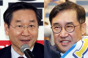 인천 남동갑에서 통합당 유정복 39.4%, 민주당 맹성규 38.7% 박빙 